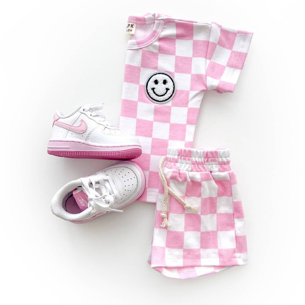 Checkered Shorts Set - Picture 2 of 2